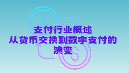 支付行业概述:从货币交换到数字支付的演变