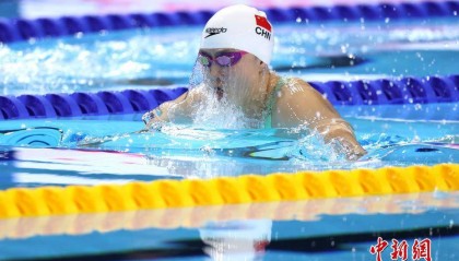 新加坡游泳世锦赛:唐钱婷摘女子100米蛙泳铜牌