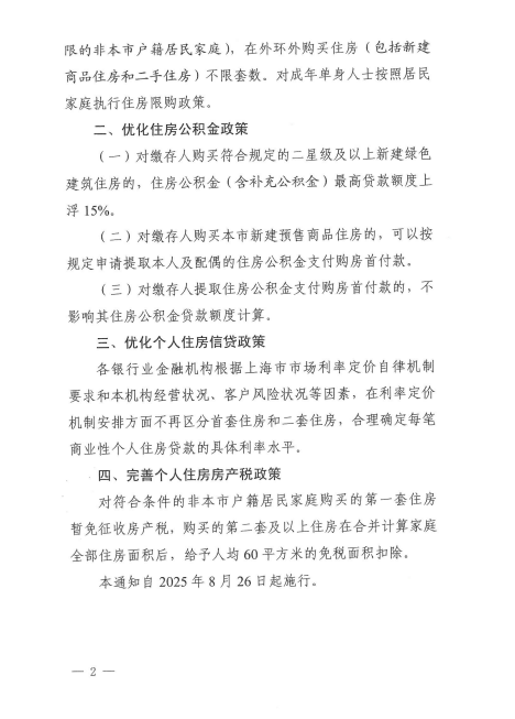 上海重磅发布:限购调整!外环外符合条件不限套数,单身买房视同家庭