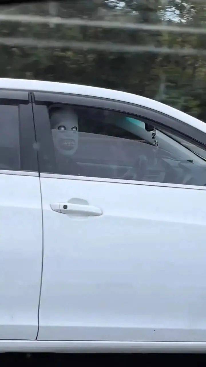 网友称高速上有人戴恐怖面具惊吓过路车辆,长深高速交警:已关注,正在处理
