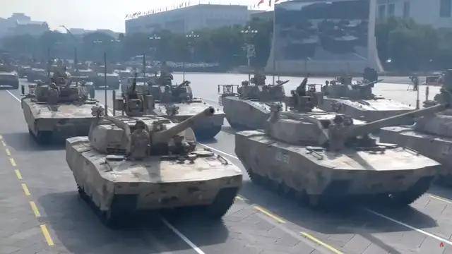 100式坦克?红旗-29?东风-61?九三阅兵都有哪些亮点?