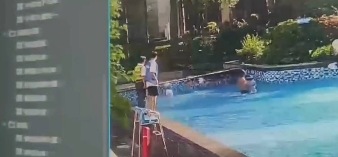 痛心!7岁女童疑被泳池排水口吸入不幸身亡,消防挖开路面打捞救援,广东清远多方回应