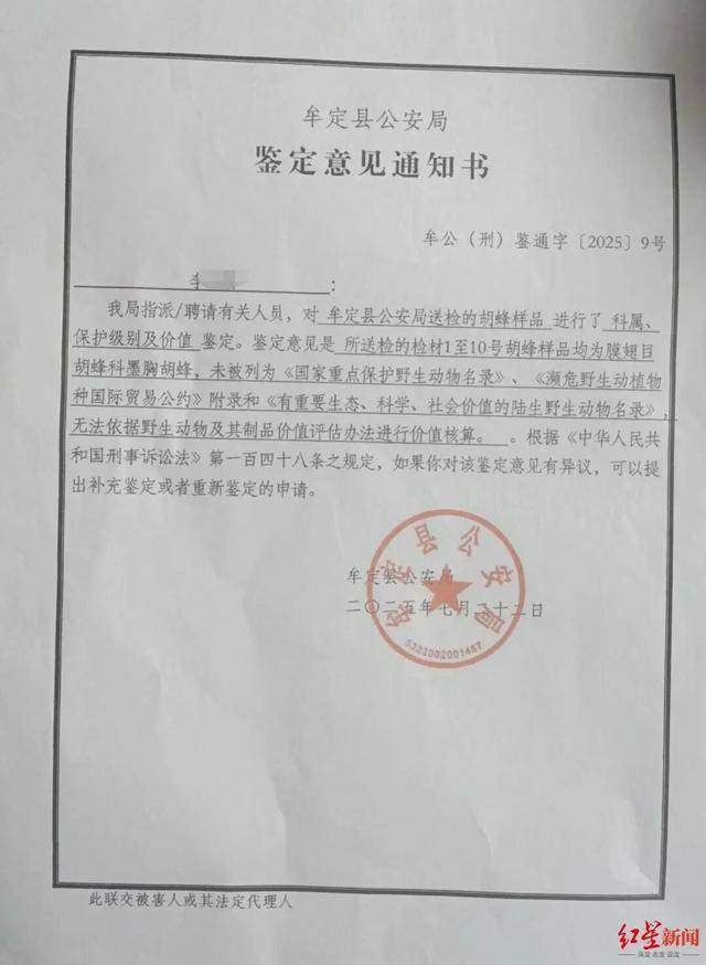 云南兄妹遭蜂群蜇数百次身亡,养蜂人涉过失致人死亡罪被立案,孩子父亲:养10窝马蜂,无任何警示