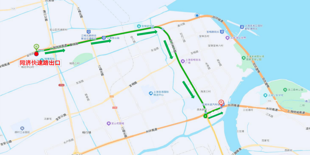 【交通】9月5日起,G1503上海绕城高速内圈这一区段实行夜间全封闭施工→
